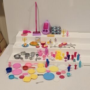 Barbie Doll  Food and Household Accessories Set